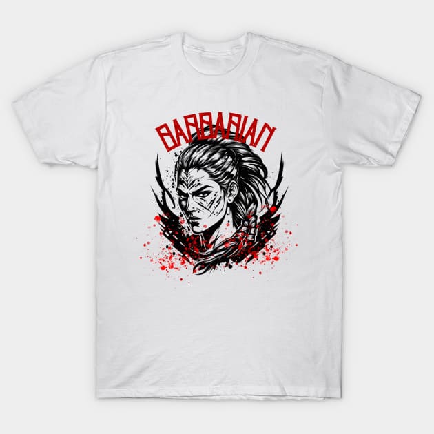 Barbarian Class T-Shirt by Roll or Die